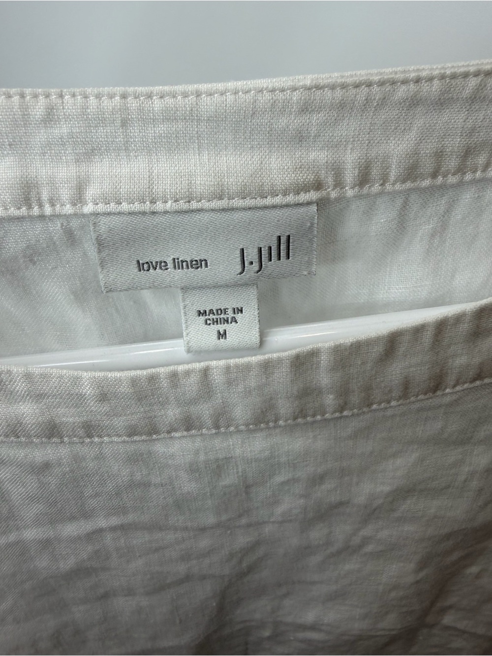 J. Jill 100% Linen Top with Color-block - Picture 6 of 8